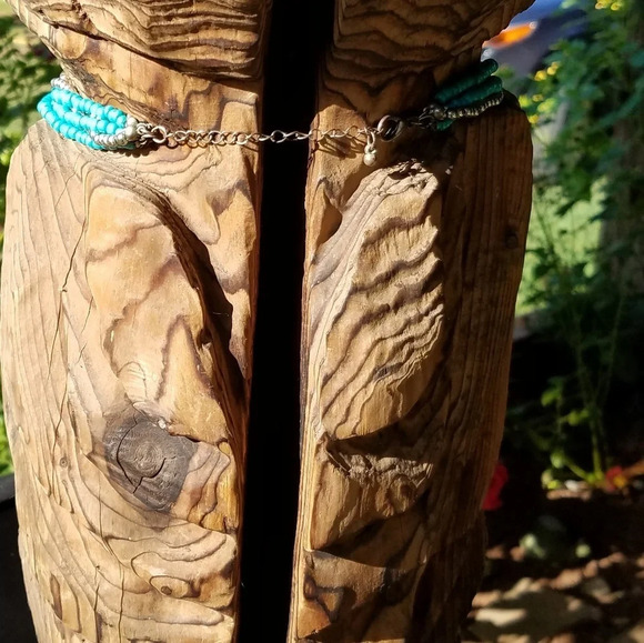 Multi Strand Beaded Necklace - Picture 3 of 7